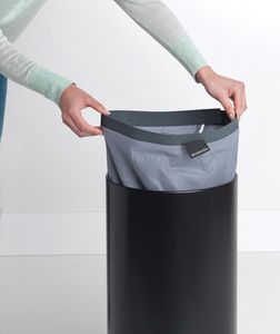 Kosz na pranie Brabantia 35L czarny (120008) 6