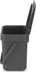 Kosz na śmieci Brabantia do segregacji 3L szary (209888) 5