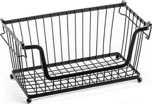 Tadar Koszyk metalowy czarny na OWOCE WARZYWA piętrowy do piętrowania 31x17,5x15,5 cm 8