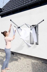 Suszarka na pranie Brabantia Wallfix + Stalowa obudowa 475924 2