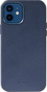 Crong Crong Essential Cover - Etui ze skóry ekologicznej iPhone 12 / iPhone 12 Pro (granatowy) 9