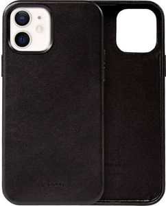 Crong Crong Essential Cover - Etui ze skóry ekologicznej iPhone 12 / iPhone 12 Pro (czarny) 2