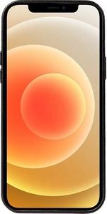 Crong Crong Essential Cover - Etui ze skóry ekologicznej iPhone 12 / iPhone 12 Pro (czarny) 4