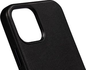 Crong Crong Essential Cover - Etui ze skóry ekologicznej iPhone 12 / iPhone 12 Pro (czarny) 6