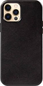 Crong Crong Essential Cover - Etui ze skóry ekologicznej iPhone 12 / iPhone 12 Pro (czarny) 9