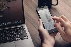 Moshi Moshi AirFoil Pro Elastyczne szkło hybrydowe iPhone 12 / iPhone 12 Pro (czarna ramka) 5