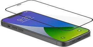 Moshi Moshi AirFoil Pro Elastyczne szkło hybrydowe iPhone 12 / iPhone 12 Pro (czarna ramka) 9