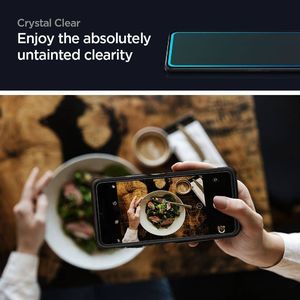 Spigen SZKŁO HARTOWANE SPIGEN GLASS FC XIAOMI REDMI NOTE 10 PRO BLACK 5