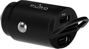 Ładowarka Puro Mini 2x USB-C 2.4 A  (PUR404BLK) 1