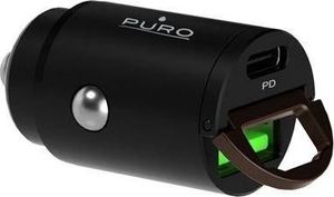 Ładowarka Puro Mini 1x USB-A 1x USB-C 2.4 A  (PUR403BLK) 2