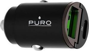 Ładowarka Puro Mini 1x USB-A 1x USB-C 2.4 A  (PUR403BLK) 3