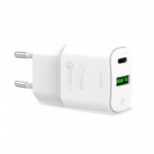 Ładowarka Puro Mini Fast Travel Charger 1x USB-A 1x USB-C 3 A (PUR414WHT) 1