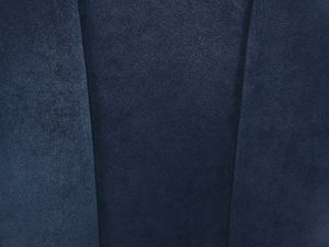 Beliani Fotel welurowy niebieski ALBY 6