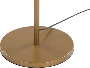 Lampa podłogowa Beliani Lampa podłogowa metalowa złota WADI 7