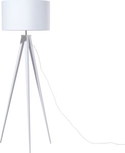 Lampa podłogowa Beliani Lampa podłogowa metalowa biała STILETTO 1
