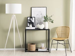 Lampa podłogowa Beliani Lampa podłogowa metalowa biała STILETTO 2