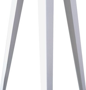 Lampa podłogowa Beliani Lampa podłogowa metalowa biała STILETTO 5