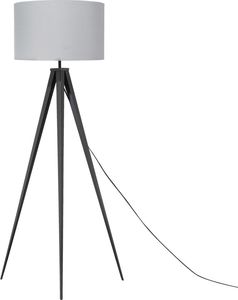 Lampa podłogowa Beliani Lampa podłogowa metalowa szara STILETTO 1