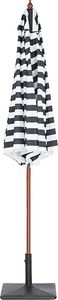 Beliani Parasol ogrodowy 260 cm czarno-biały FERENTILLO (140302) 2