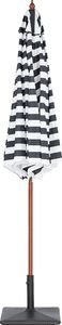 Beliani Parasol ogrodowy 260 cm czarno-biały FERENTILLO (140302) 4