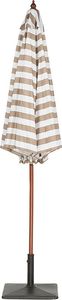 Beliani Parasol ogrodowy 260 cm beżowo-biały FERENTILLO (140309) 2