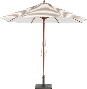 Beliani Parasol ogrodowy 260 cm beżowo-biały FERENTILLO (140309) 3