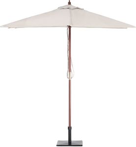 Beliani Parasol ogrodowy 144 x 195 cm beżowy FLAMENCO (58129) 2