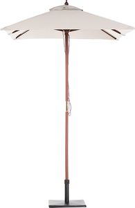 Beliani Parasol ogrodowy 144 x 195 cm beżowy FLAMENCO (58129) 3