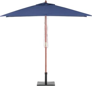 Beliani Parasol ogrodowy 144 x 195 cm niebieski FLAMENCO (58133) 2