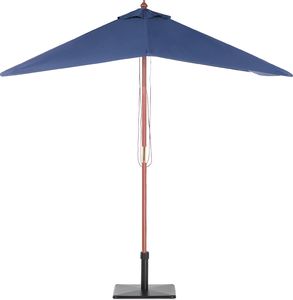 Beliani Parasol ogrodowy 144 x 195 cm niebieski FLAMENCO (58133) 4