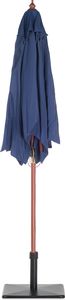 Beliani Parasol ogrodowy 144 x 195 cm niebieski FLAMENCO (58133) 6