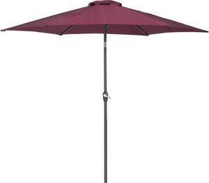 Beliani Parasol ogrodowy 270 cm burgundowy VARESE (85657) 1