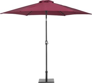 Beliani Parasol ogrodowy 270 cm burgundowy VARESE (85657) 3