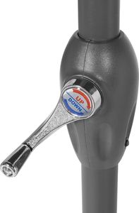 Beliani Parasol ogrodowy 270 cm burgundowy VARESE (85657) 8