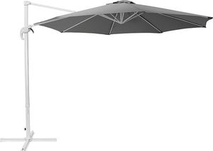 Beliani Parasol ogrodowy Savona szaro-biały 300 cm 3
