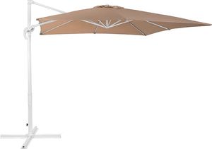 Beliani Parasol ogrodowy 250 x 250 cm piaskowy MONZA (86100) 3