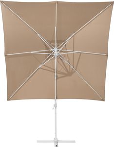 Beliani Parasol ogrodowy 250 x 250 cm piaskowy MONZA (86100) 4