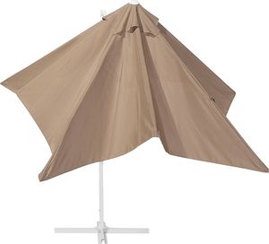 Beliani Parasol ogrodowy 250 x 250 cm piaskowy MONZA (86100) 6