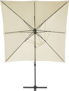 Beliani Parasol ogrodowy 250 x 250 cm jasnobeżowy MONZA (86104) 4