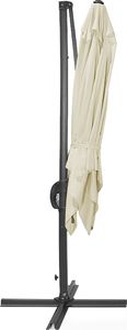 Beliani Parasol ogrodowy 250 x 250 cm jasnobeżowy MONZA (86104) 6