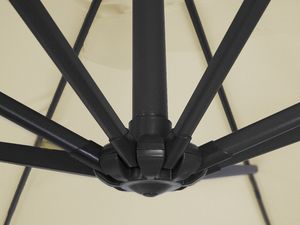 Beliani Parasol ogrodowy 250 x 250 cm jasnobeżowy MONZA (86104) 8