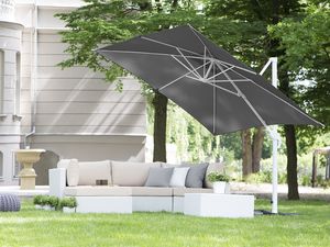 Beliani Parasol ogrodowy 250 x 250 cm ciemnoszary MONZA (86109) 2