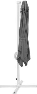 Beliani Parasol ogrodowy 250 x 250 cm ciemnoszary MONZA (86109) 7
