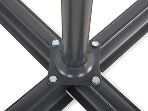 Beliani Parasol ogrodowy Ravenna szary 300 cm 6