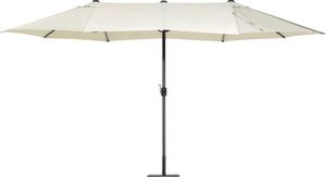 Beliani Parasol ogrodowy 270 x 460 cm beżowy SIBILLA (61906) 2