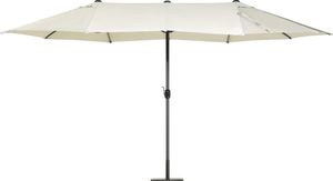 Beliani Parasol ogrodowy 270 x 460 cm beżowy SIBILLA (61906) 3