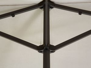 Beliani Parasol ogrodowy 270 x 460 cm beżowy SIBILLA (61906) 5