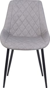 Beliani Zestaw 2 krzeseł do jadalni szary MARIBEL 3