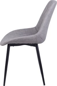 Beliani Zestaw 2 krzeseł do jadalni szary MARIBEL 4