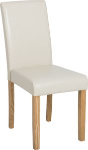Beliani Zestaw 2 krzeseł do jadalni beżowy BROADWAY 3